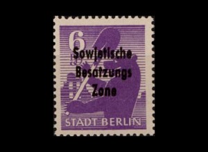 SBZ 1948 Nr 201Awbzt DDI postfrisch (230991)