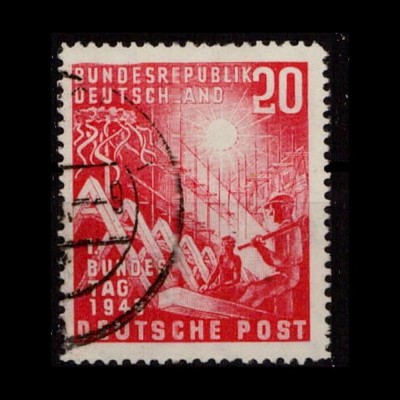 BUND 1949 Nr 112 IV gestempelt (231087)