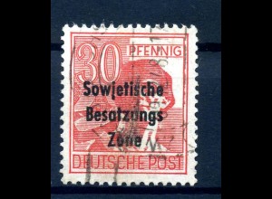 SBZ 1948 PLATTENFEHLER Nr 192 PF I gestempelt (231271)