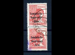 SBZ 1948 PLATTENFEHLER Nr 192 F55 gestempelt (231275)