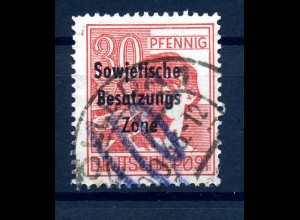 SBZ 1948 PLATTENFEHLER Nr 192 F55 gestempelt (231277)