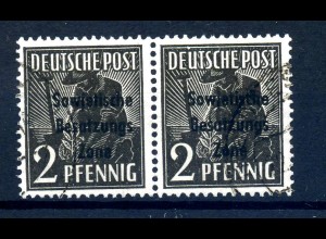 SBZ 1948 PLATTENFEHLER Nr 182 PF I gestempelt (231291)