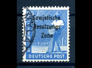SBZ 1948 PLATTENFEHLER Nr 189 PF IV gestempelt (231293)