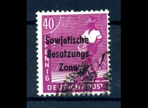 SBZ 1948 PLATTENFEHLER Nr 193 PF II gestempelt (231295)