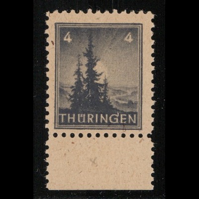 SBZ 1945 Nr 93AXv V postfrisch (231587)