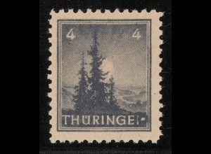 SBZ 1945 Nr 93AXt III postfrisch (231588)