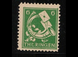 SBZ 1945 Nr 95AXat VI postfrisch (231600)