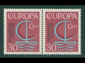 BUND 1968 PLATTENFEHLER Nr 520 I postfrisch (231690)