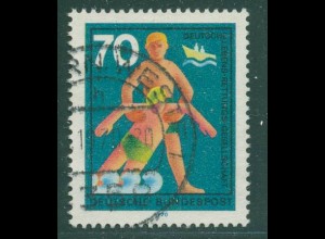 BUND 1970 PLATTENFEHLER Nr 634 I gestempelt (231696)