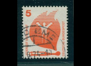BUND 1971 PLATTENFEHLER Nr 694 I gestempelt (231707)