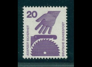 BUND 1971 PLATTENFEHLER Nr 696 I postfrisch (231709)