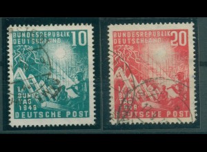 BUND 1949 Nr 111-112 gestempelt (231806)