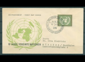 BUND 1955 Nr 221 Ersttagsbrief (231970)