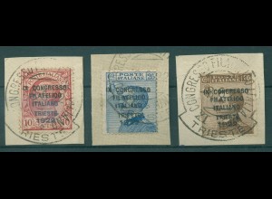 ITALIEN 1922 Nr 153+155-156 gestempelt (231988)