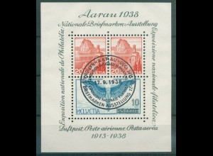 SCHWEIZ 1938 Bl.4 gestempelt (232065)