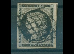 FRANKREICH 1849 Nr 3 gestempelt (232104)