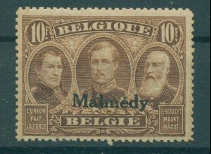 MP MALMEDY 1920 Nr 14 ungebraucht (232113)