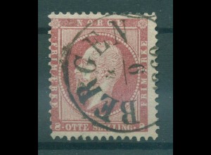 NORWEGEN 1856 Nr 5 gestempelt (232170)