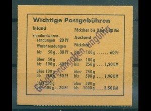 BUND 1972 MH16 postfrisch (232290)