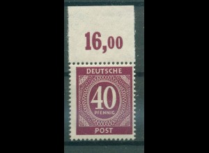 KONTROLLRAT 1946 Nr 929b postfrisch (232324)