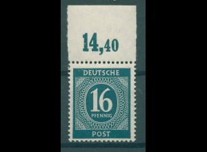 KONTROLLRAT 1947 Nr 923b postfrisch (232326)