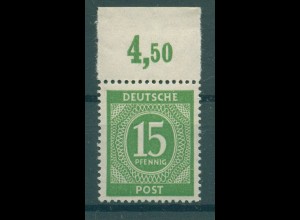 KONTROLLRAT 1947 Nr 922b postfrisch (232329)