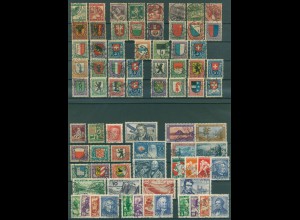 SCHWEIZ Sammlung Pro Juventute 1915-1935 gestempelt (920064)