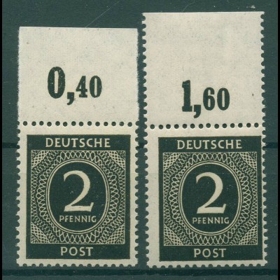 KONTROLLRAT 1946 Nr 912b postfrisch (920066)