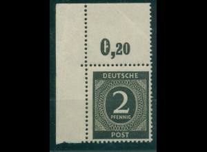 KONTROLLRAT 1946 Nr 912a postfrisch (920067)