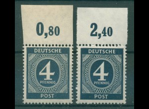 KONTROLLRAT 1946 Nr 914a+b postfrisch (920069)