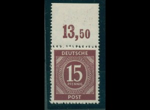 KONTROLLRAT 1946 Nr 921a postfrisch (920084)