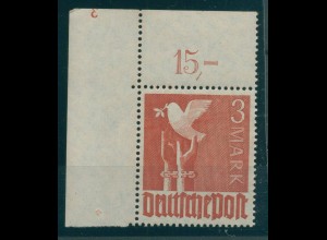 KONTROLLRAT 1947 Nr 961 PlNr postfrisch (920222)