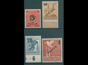 BERLIN 1949 Nr 64-67 postfrisch (920301)