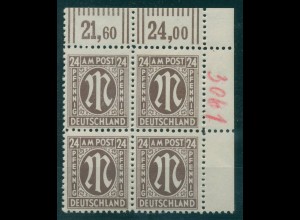 BIZONE 1945 Nr 27Bz r4 postfrisch (920361)