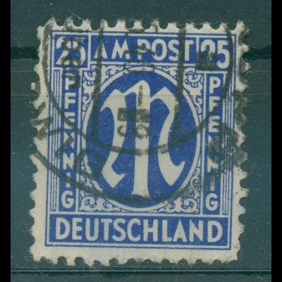 BIZONE 1945 Nr 28Cz gestempelt (920365)