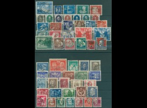 DDR Sammlung aus 1949/1954 gestempelt (920391)