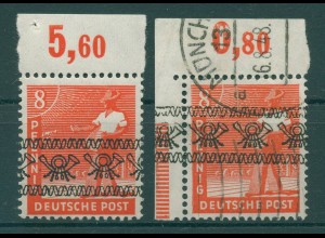 BIZONE 1948 Nr 38Ia OR postfrisch (920397)