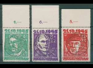 SBZ 1945 Nr 20-22 gestempelt (920517)