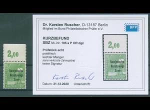 SBZ 1948 Nr 185a OR postfrisch (920612)