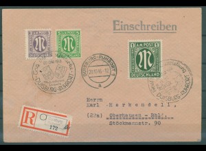 BIZONE 1945 Nr 35Bz Brief (920721)