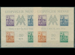 SBZ 1946 Block 5X/Y postfrisch (920919)