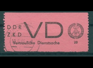 DDR ZKD 1965 Nr D2 gestempelt (920956)