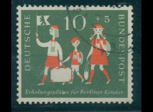 BUND 1957 PLATTENFEHLER Nr 250 I gestempelt (921124)