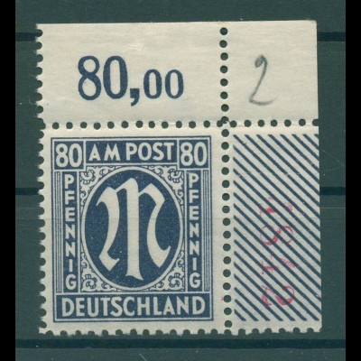 BIZONE 1945 Nr 34aBz r4 postfrisch (921261)