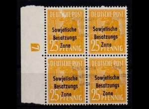 SBZ 1948 Nr 191 DD/DZ ohne Gummi (921553)